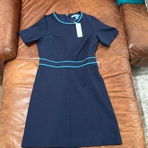 Draper James Navy blue modest mid length dress